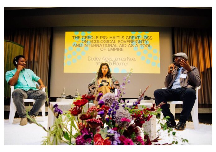 James Noël, Aida Roumer et Dudly Alexis au panel de discussions suite à la projection du documentaire The Creole